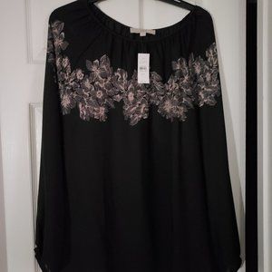 Tagged Ann Taylor Loft NWT Peasant Blouse XLT